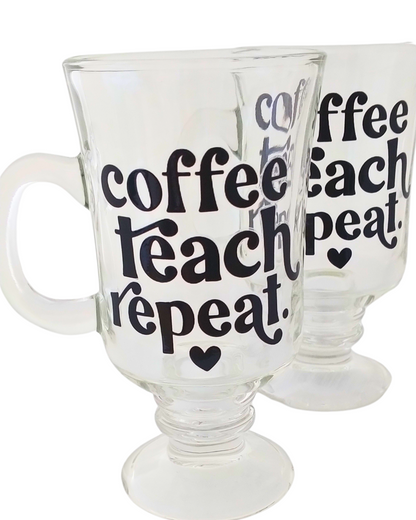 Mugs by BCW Glass Collection great for morning coffee or tea!