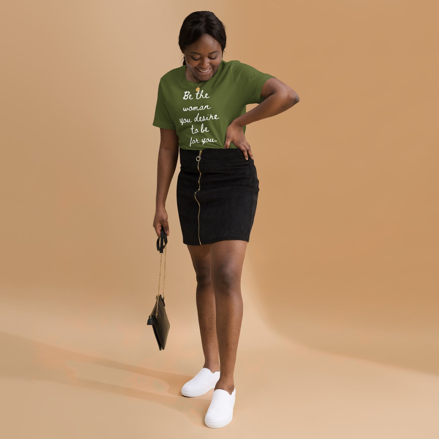 Be the woman you desire to be for you. (Short Sleeve Tee)