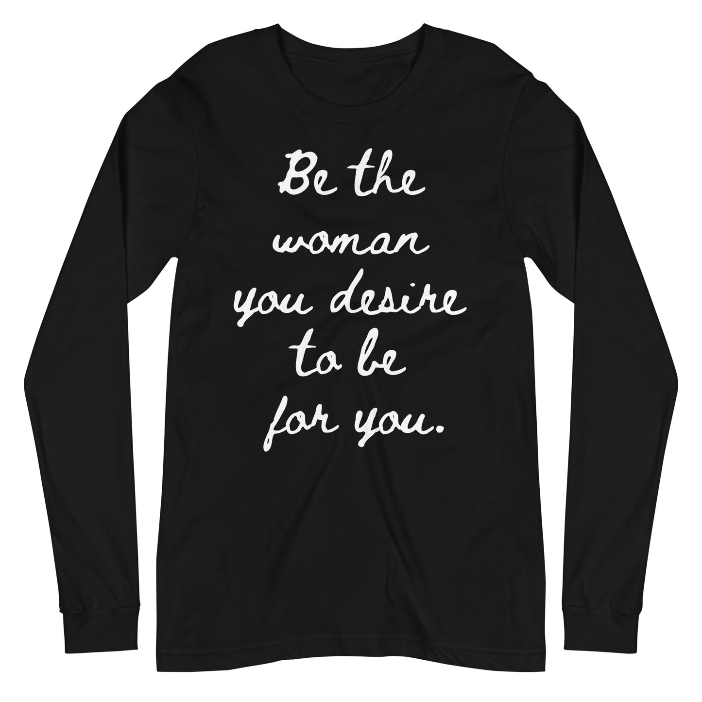 Black long sleeve t-shirt.