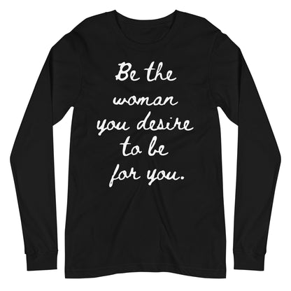 Black long sleeve t-shirt.